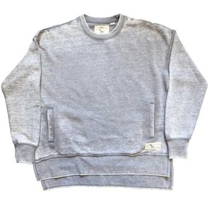 SOUTHERN FRIED COTTON Mountainside Crewneck Sweatshirt Gray Size Medium